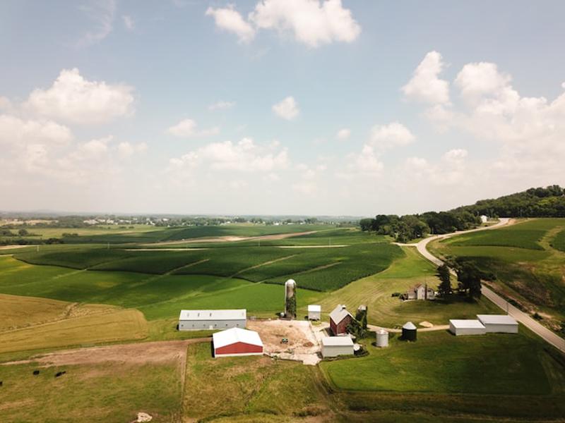 Rural property landscape